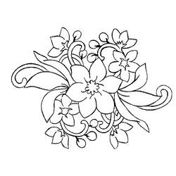 Dessin à colorier: Bouquet de fleurs (Nature) #160748 - Coloriages à Imprimer Gratuits