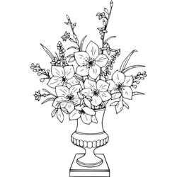 Dessin à colorier: Bouquet de fleurs (Nature) #160766 - Coloriages à Imprimer Gratuits