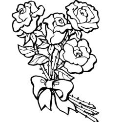 Dessin à colorier: Bouquet de fleurs (Nature) #160780 - Coloriages à Imprimer Gratuits