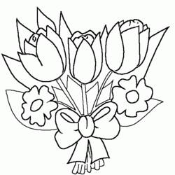 Dessin à colorier: Bouquet de fleurs (Nature) #160783 - Coloriages à Imprimer Gratuits