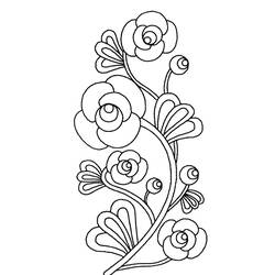 Dessin à colorier: Bouquet de fleurs (Nature) #160847 - Coloriages à Imprimer Gratuits