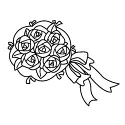 Dessin à colorier: Bouquet de fleurs (Nature) #160857 - Coloriages à Imprimer Gratuits