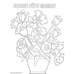 Dessin à colorier: Bouquet de fleurs (Nature) #160884 - Coloriages à Imprimer Gratuits
