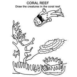 Dessin à colorier: Corail (Nature) #163009 - Coloriages à Imprimer Gratuits