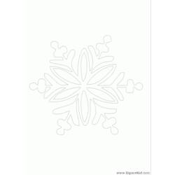 Dessin à colorier: Flocon de Neige (Nature) #160509 - Coloriages à Imprimer Gratuits