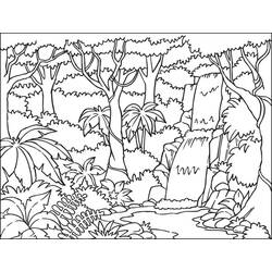 Dessin à colorier: Forêt (Nature) #157061 - Coloriages à Imprimer Gratuits