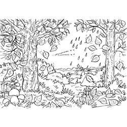 Dessin à colorier: Forêt (Nature) #157074 - Coloriages à Imprimer Gratuits