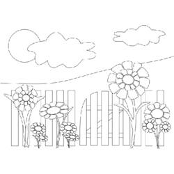 Dessin à colorier: Jardin (Nature) #166347 - Coloriages à Imprimer Gratuits