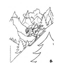 Dessin à colorier: Montagne (Nature) #156539 - Coloriages à Imprimer Gratuits