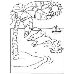 Dessin à colorier: Palmier (Nature) #161160 - Coloriages à Imprimer Gratuits