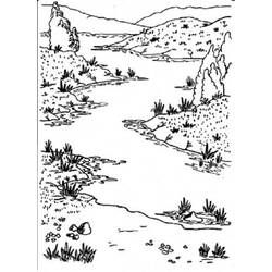 Dessin à colorier: Rivière (Nature) #159302 - Coloriages à Imprimer Gratuits