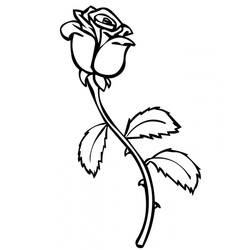 Dessin à colorier: Roses (Nature) #161873 - Coloriages à Imprimer Gratuits