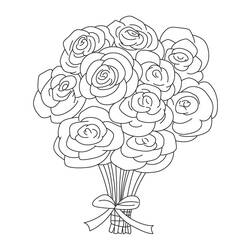 Dessin à colorier: Roses (Nature) #161892 - Coloriages à Imprimer Gratuits