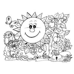 Dessin à colorier: Saison Printemps (Nature) #164757 - Coloriages à Imprimer Gratuits