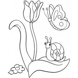 Dessin à colorier: Tulipe (Nature) #161643 - Coloriages à Imprimer Gratuits