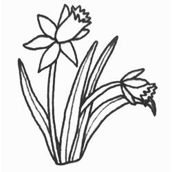 Dessin à colorier: Tulipe (Nature) #161759 - Coloriages à Imprimer Gratuits
