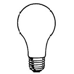 Dessin à colorier: Ampoule électrique (Objets) #119367 - Coloriages à Imprimer Gratuits