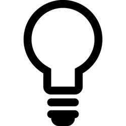 Dessin à colorier: Ampoule électrique (Objets) #119368 - Coloriages à Imprimer Gratuits