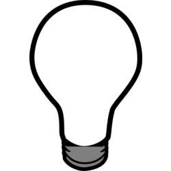 Dessin à colorier: Ampoule électrique (Objets) #119383 - Coloriages à Imprimer Gratuits