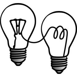 Dessin à colorier: Ampoule électrique (Objets) #119403 - Coloriages à Imprimer Gratuits