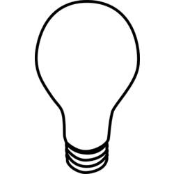 Dessin à colorier: Ampoule électrique (Objets) #119450 - Coloriages à Imprimer Gratuits