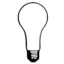 Dessin à colorier: Ampoule électrique (Objets) #119470 - Coloriages à Imprimer Gratuits