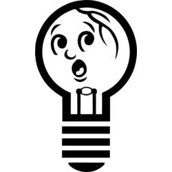 Dessin à colorier: Ampoule électrique (Objets) #119659 - Coloriages à Imprimer Gratuits