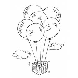 Dessin à colorier: Ballon (Objets) #169597 - Coloriages à Imprimer Gratuits