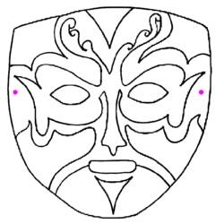 Dessin à colorier: Masque (Objets) #120760 - Coloriages à Imprimer Gratuits