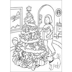 Dessin à colorier: Sapin de Noël (Objets) #167511 - Coloriages à Imprimer Gratuits