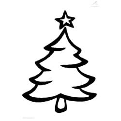 Dessin à colorier: Sapin de Noël (Objets) #167530 - Coloriages à Imprimer Gratuits