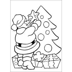 Dessin à colorier: Sapin de Noël (Objets) #167724 - Coloriages à Imprimer Gratuits