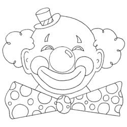 Dessin à colorier: Clown (Personnages) #90961 - Coloriages à Imprimer Gratuits