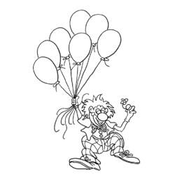 Dessin à colorier: Clown (Personnages) #90994 - Coloriages à Imprimer Gratuits