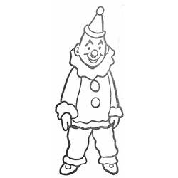 Dessin à colorier: Clown (Personnages) #91001 - Coloriages à Imprimer Gratuits