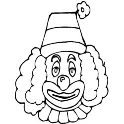 Dessin à colorier: Clown (Personnages) #91005 - Coloriages à Imprimer Gratuits