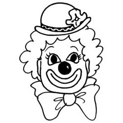 Dessin à colorier: Clown (Personnages) #91063 - Coloriages à Imprimer Gratuits