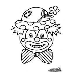 Dessin à colorier: Clown (Personnages) #91083 - Coloriages à Imprimer Gratuits