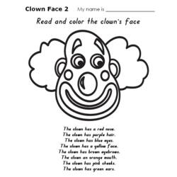 Dessin à colorier: Clown (Personnages) #91197 - Coloriages à Imprimer Gratuits