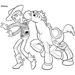Dessin à colorier: Cowboy (Personnages) #91587 - Coloriages à Imprimer Gratuits