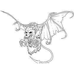 Dessin à colorier: Dragon (Personnages) #148541 - Coloriages à Imprimer Gratuits