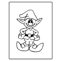 Dessin à colorier: Elfe (Personnages) #93872 - Coloriages à Imprimer Gratuits