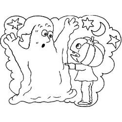 Dessin à colorier: Fantôme (Personnages) #95519 - Coloriages à Imprimer Gratuits