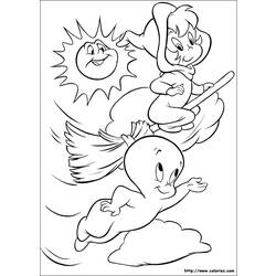 Dessin à colorier: Fantôme (Personnages) #95567 - Coloriages à Imprimer Gratuits