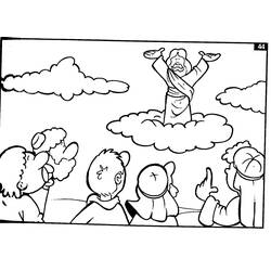 Dessin à colorier: Jesus (Personnages) #98897 - Coloriages à Imprimer Gratuits