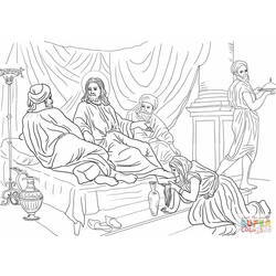Dessin à colorier: Jesus (Personnages) #98995 - Coloriages à Imprimer Gratuits