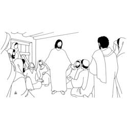 Dessin à colorier: Jesus (Personnages) #99216 - Coloriages à Imprimer Gratuits