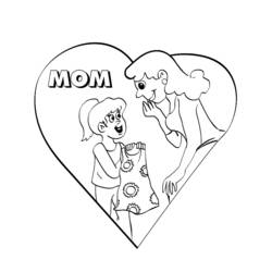 Dessin à colorier: Maman (Personnages) #101166 - Coloriages à Imprimer Gratuits