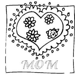 Dessin à colorier: Maman (Personnages) #101206 - Coloriages à Imprimer Gratuits