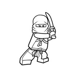 Dessin à colorier: Ninja (Personnages) #147926 - Coloriages à Imprimer Gratuits